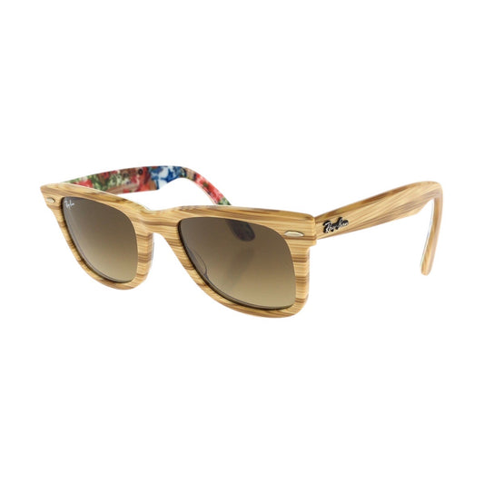25402
Ray-Ban レイバン ウェイファーラー SPECIAL SERIES #11 マルチカラー ゴールド金具 プラスチック RB2140 1138/85 サングラス 男女兼用 ウェリントン レディース A16