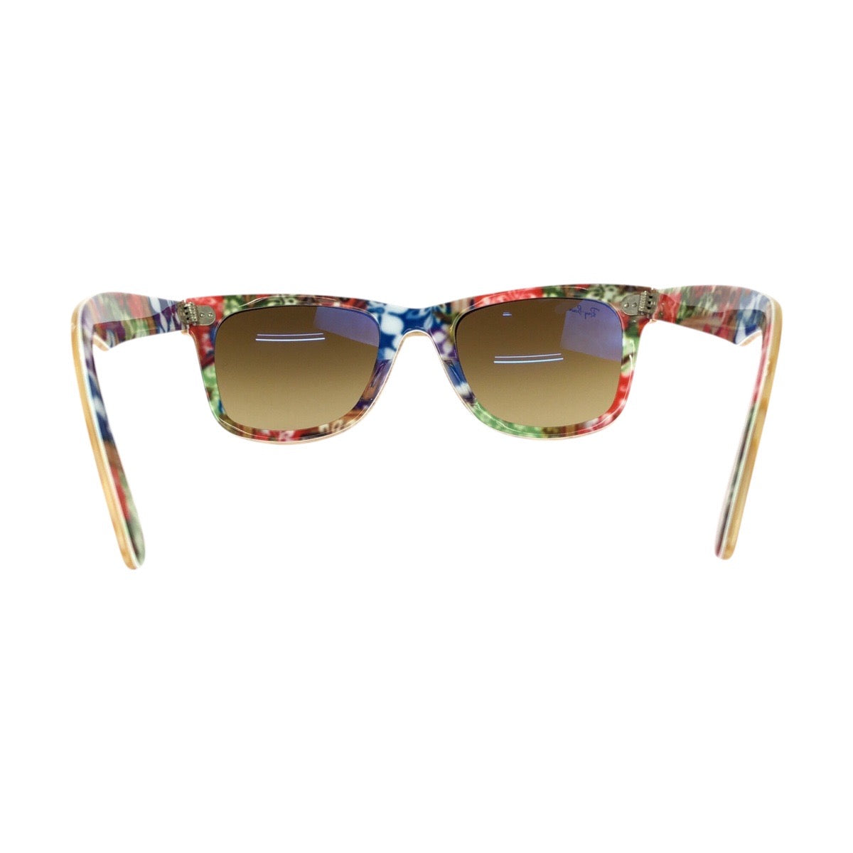 25402
Ray-Ban レイバン ウェイファーラー SPECIAL SERIES #11 マルチカラー ゴールド金具 プラスチック RB2140 1138/85 サングラス 男女兼用 ウェリントン レディース A16