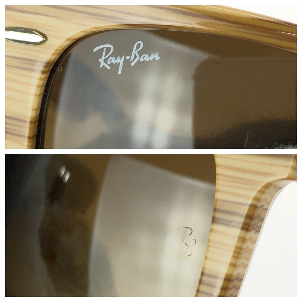 25402
Ray-Ban レイバン ウェイファーラー SPECIAL SERIES #11 マルチカラー ゴールド金具 プラスチック RB2140 1138/85 サングラス 男女兼用 ウェリントン レディース A16