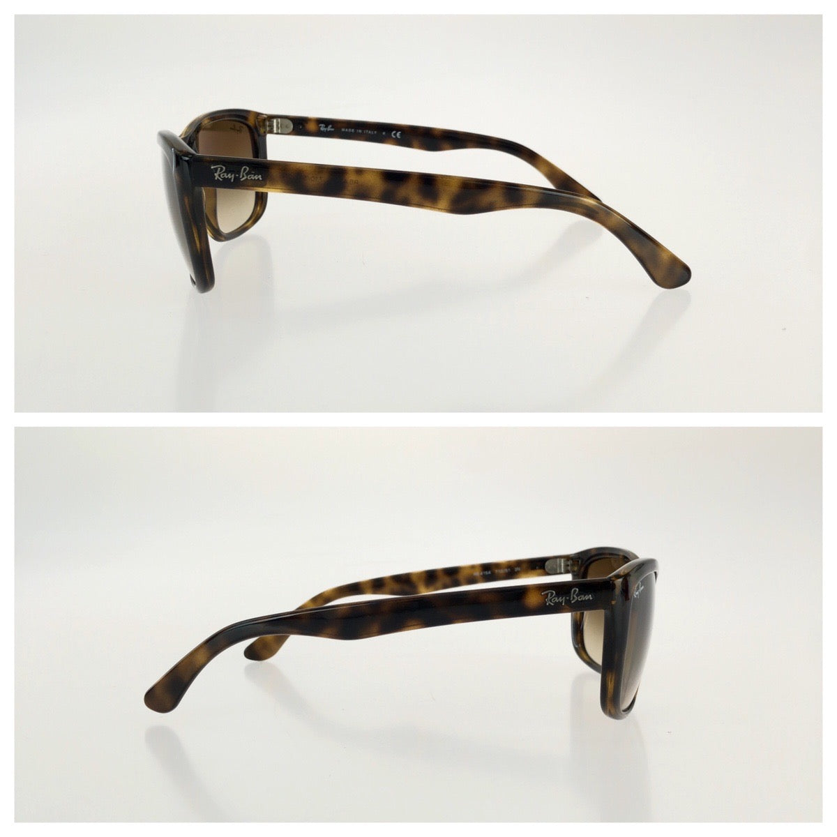25405
Ray-Ban レイバン ハバナ ブラウン シルバー金具 プラスチック RB4154 サングラス 男女兼用 スクエア レディース ABP14