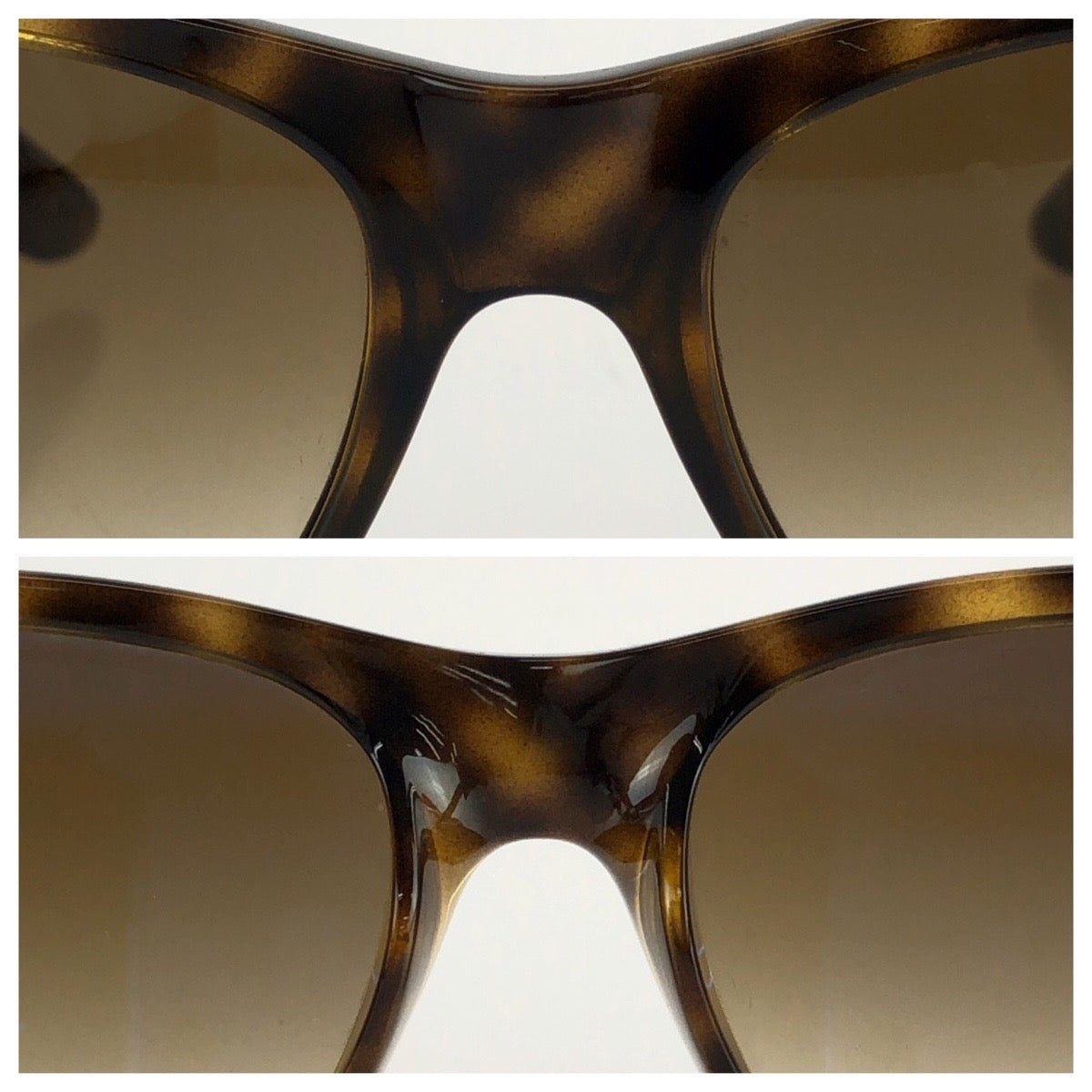 25405
Ray-Ban レイバン ハバナ ブラウン シルバー金具 プラスチック RB4154 サングラス 男女兼用 スクエア レディース ABP14