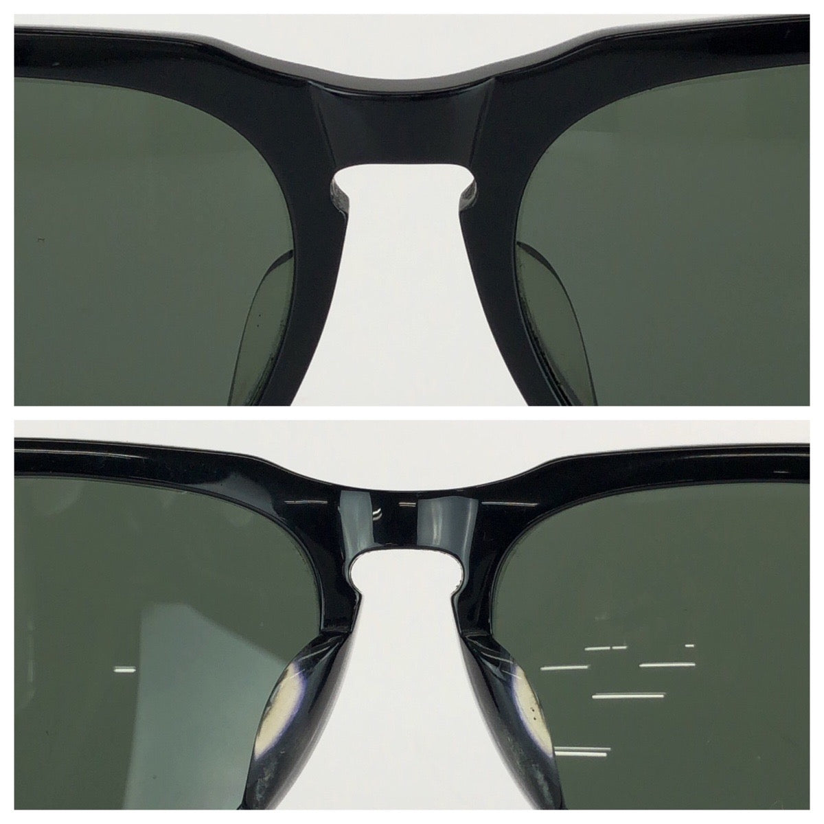 25407
Ray-Ban レイバン ヴィンテージ ボシュロム ブラック 黒 シルバー金具 プラスチック PRESTON サングラス 男女兼用 スクエア レディース AB14