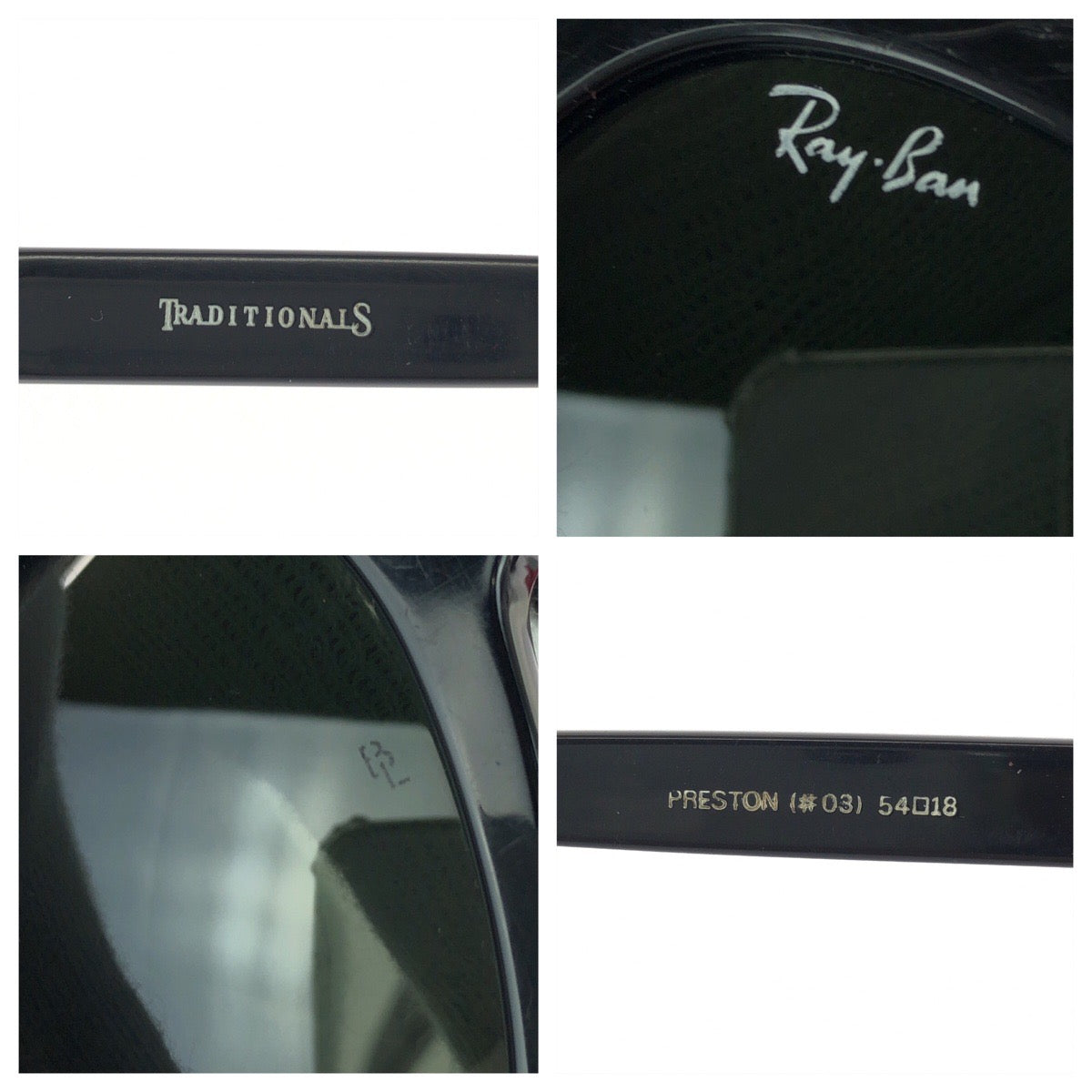 25407
Ray-Ban レイバン ヴィンテージ ボシュロム ブラック 黒 シルバー金具 プラスチック PRESTON サングラス 男女兼用 スクエア レディース AB14