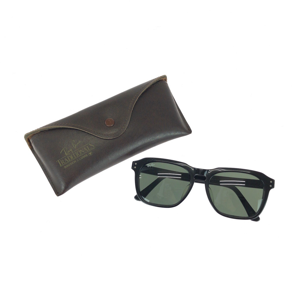 25407
Ray-Ban レイバン ヴィンテージ ボシュロム ブラック 黒 シルバー金具 プラスチック PRESTON サングラス 男女兼用 スクエア レディース AB14