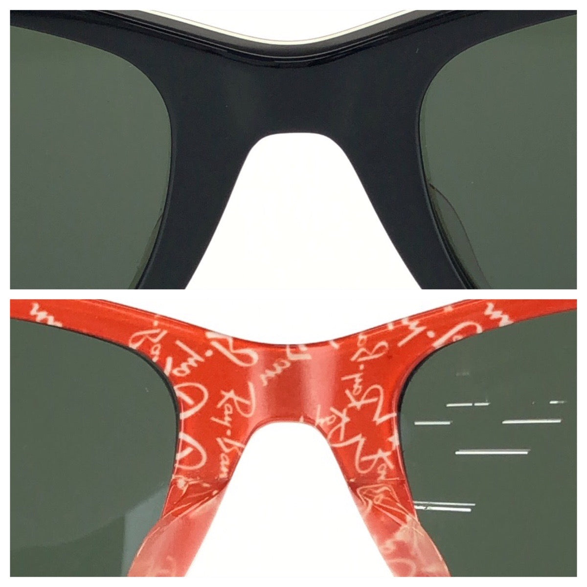 25408
Ray-Ban レイバン ウェイファーラー ブラック レッド シルバー金具 プラスチック RB2140F 1016 サングラス 男女兼用 ウェリントン レディース ABP15