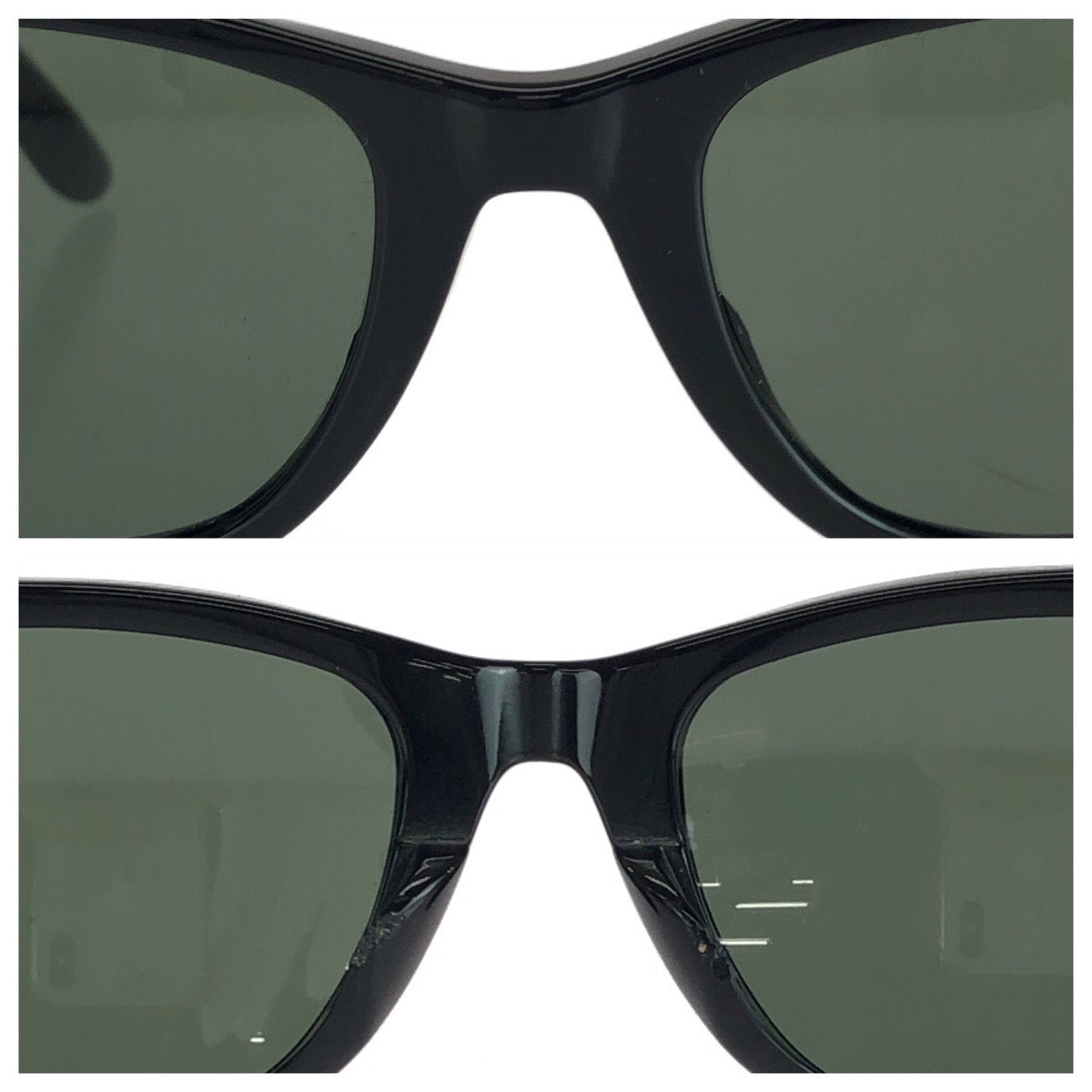 25409
Ray-Ban レイバン ORIGINAL WAYFARER ブラック グリーン シルバー金具 プラスチック / メタル RB2140 901 サングラス 男女兼用 ウェリントン レディース ABP14