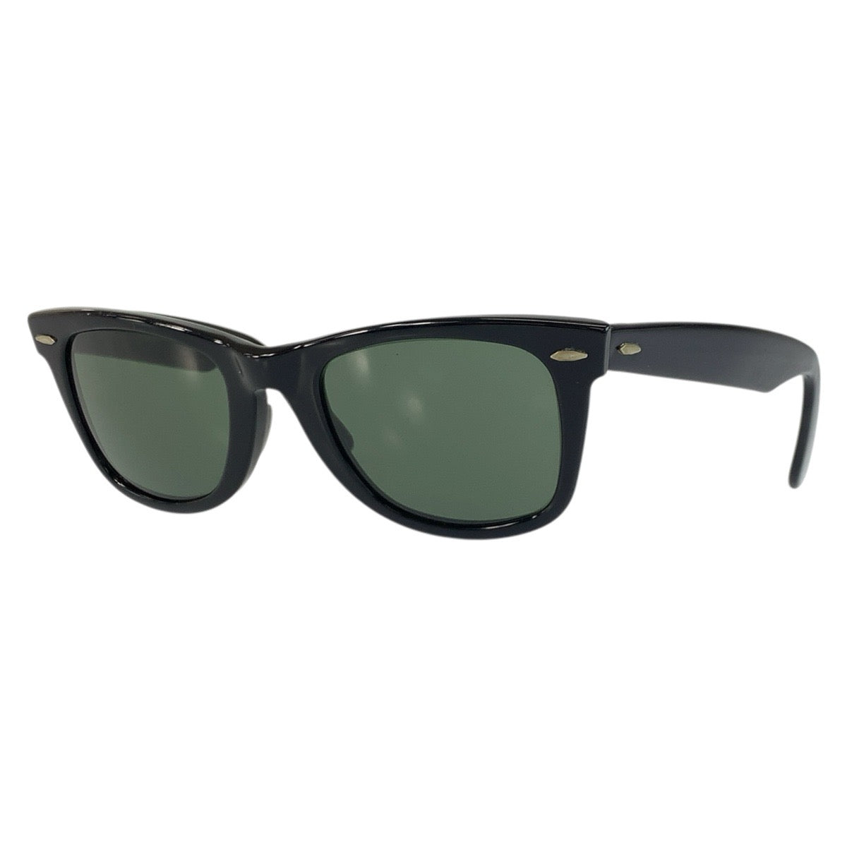 25411
Ray-Ban レイバン ヴィンテージ B&L ウェイファーラー ブラック 黒 プラスチック 5022 サングラス ウェリントン メンズ ABP21