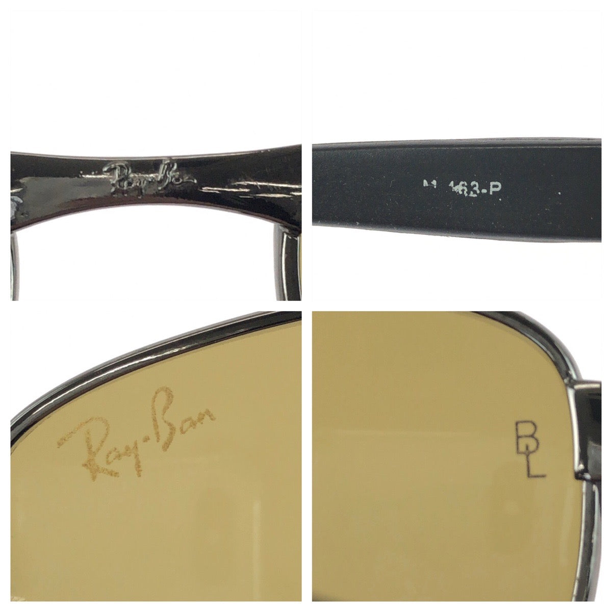 25415
Ray-Ban レイバン ヴィンテージ ボシュロム B＆L ブラウン ガンメタ金具 プラスチック / メタル サングラス 男女兼用 スクエア レディース AB14