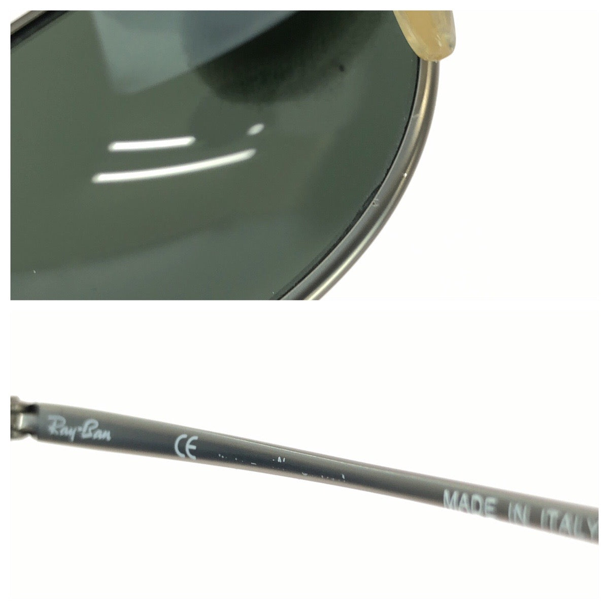 25416
Ray-Ban レイバン TITANIO シルバー ガンメタ グリーン チタン RB8012 W3118 サングラス 男女兼用 オーバル レディース ABP21