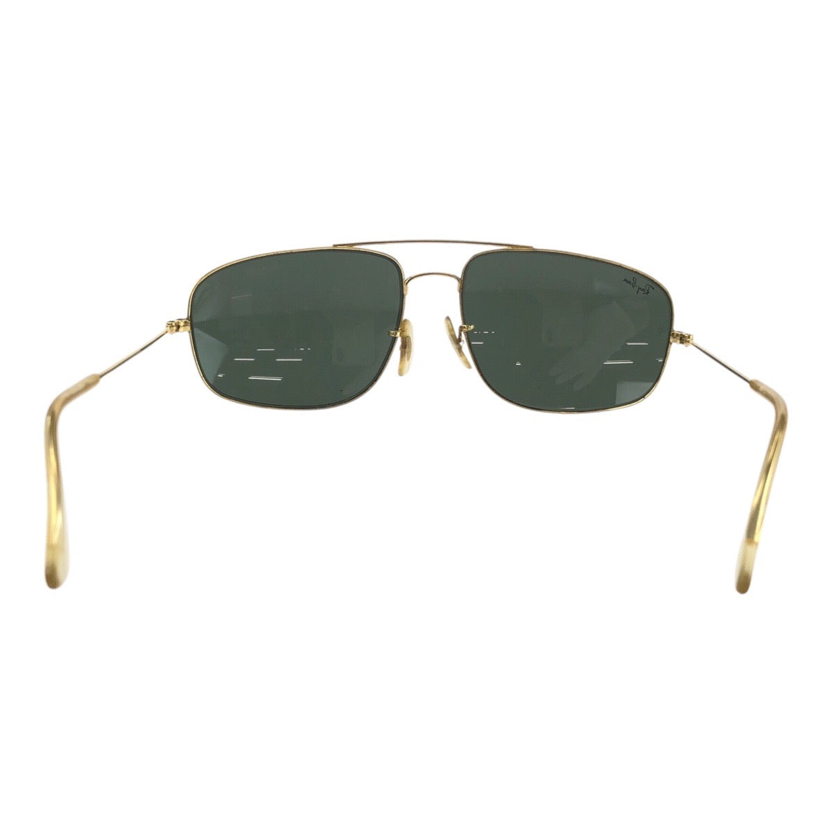 25417
Ray-Ban レイバン ヴィンテージ ボシュロム エクスプローラー グリーン ゴールド金具 メタル B&L 58□17 サングラス 男女兼用 スクエア レディース AB16