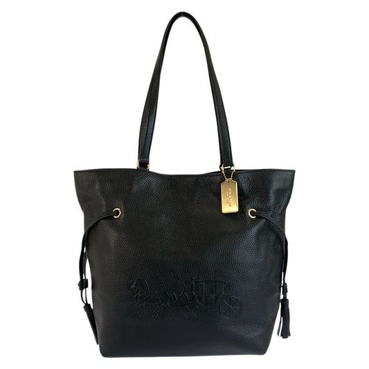 25423
COACH コーチ アンディ ブラック 黒 ゴールド金具 レザー H2279-CA200 トートバッグ ショルダーバッグ レディース A20