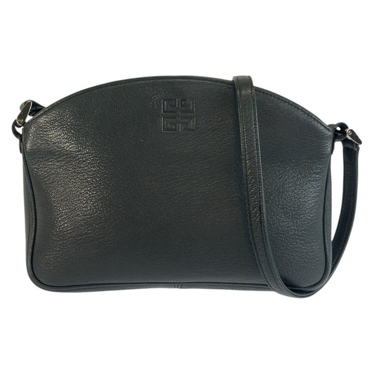 25437
GIVENCHY ジバンシィ ヴィンテージ グリーン レザー ショルダーバッグ ポシェット レディース ABP14
