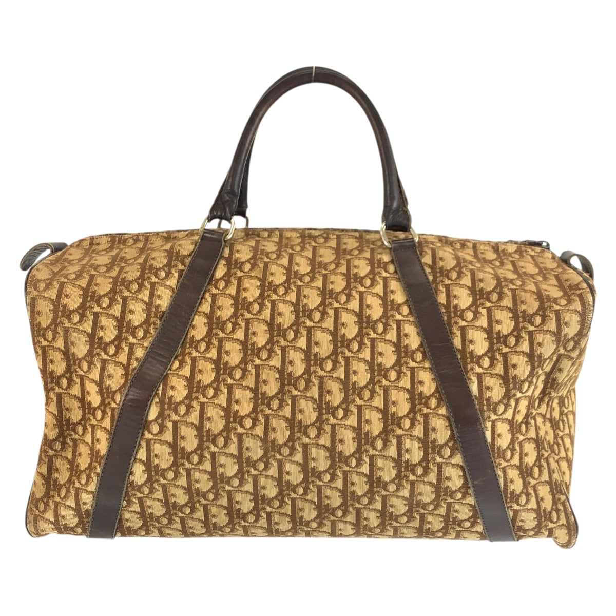 25443
Christian Dior クリスチャンディオール ヴィンテージ トロッター ブラウン ベージュ シルバー金具 キャンバス / レザー ハンドバッグ ボストンバッグ レディース AB28