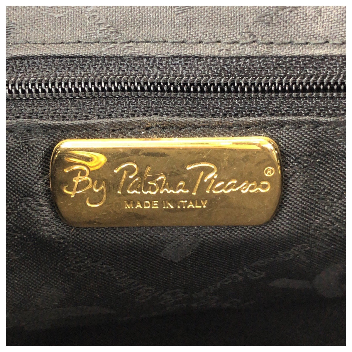 25447
Paloma Picasso パロマピカソ ヴィンテージ ブラック 黒 ゴールド金具 レザー リュックサック バックパック レディース ABP21