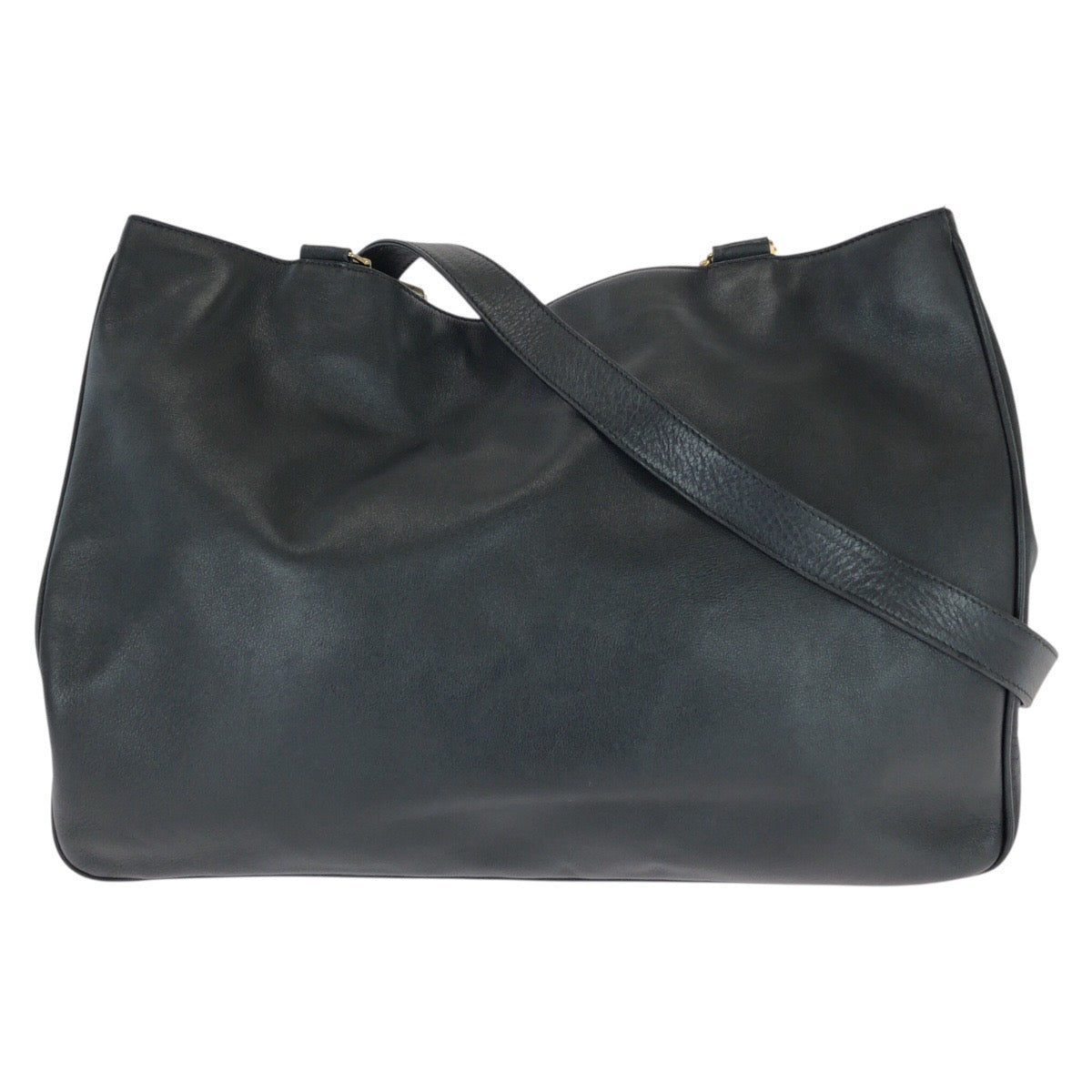 25448
Paloma Picasso パロマピカソ ヴィンテージ ブラック 黒 ゴールド金具 レザー ショルダーバッグ レディース ABP14