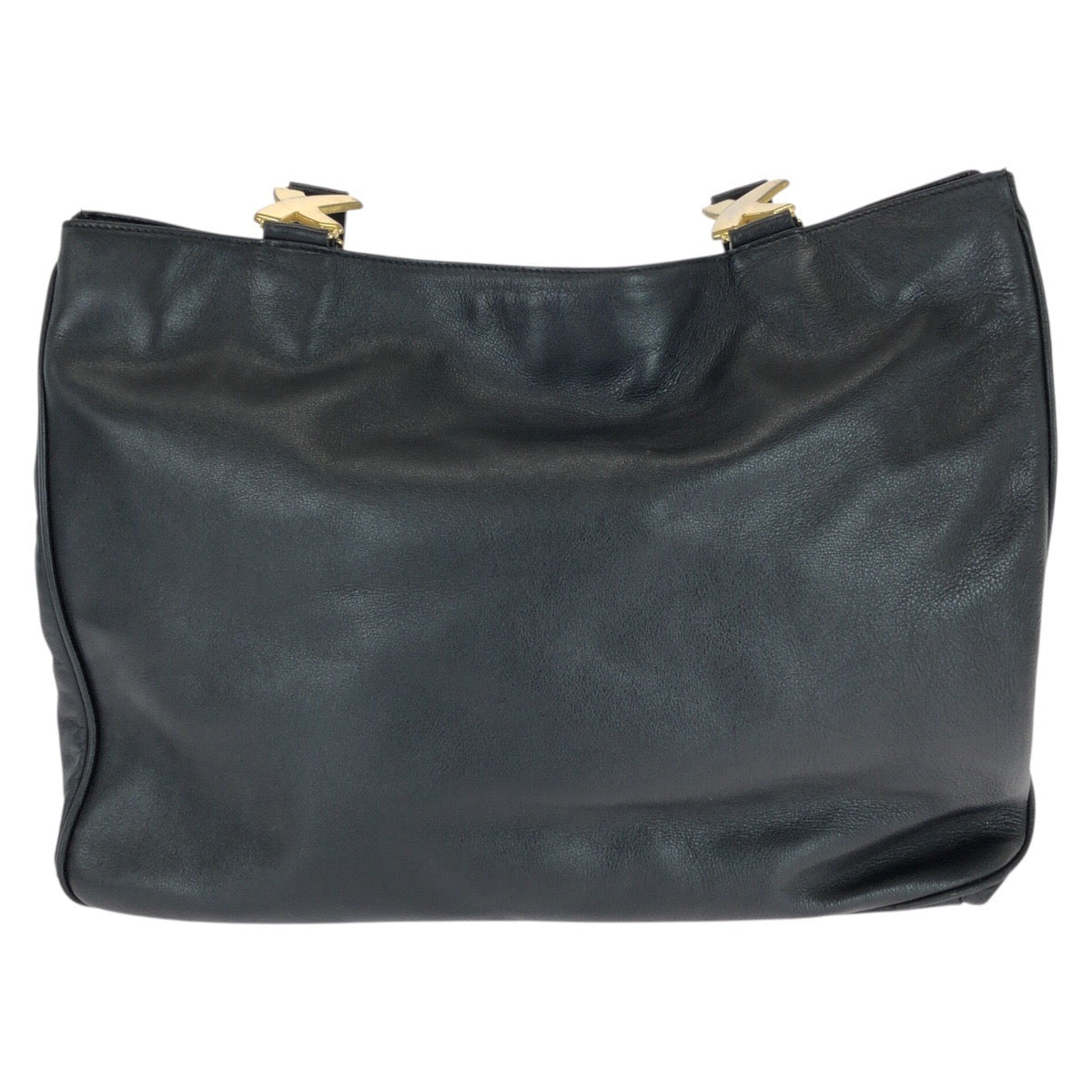 25448
Paloma Picasso パロマピカソ ヴィンテージ ブラック 黒 ゴールド金具 レザー ショルダーバッグ レディース ABP14