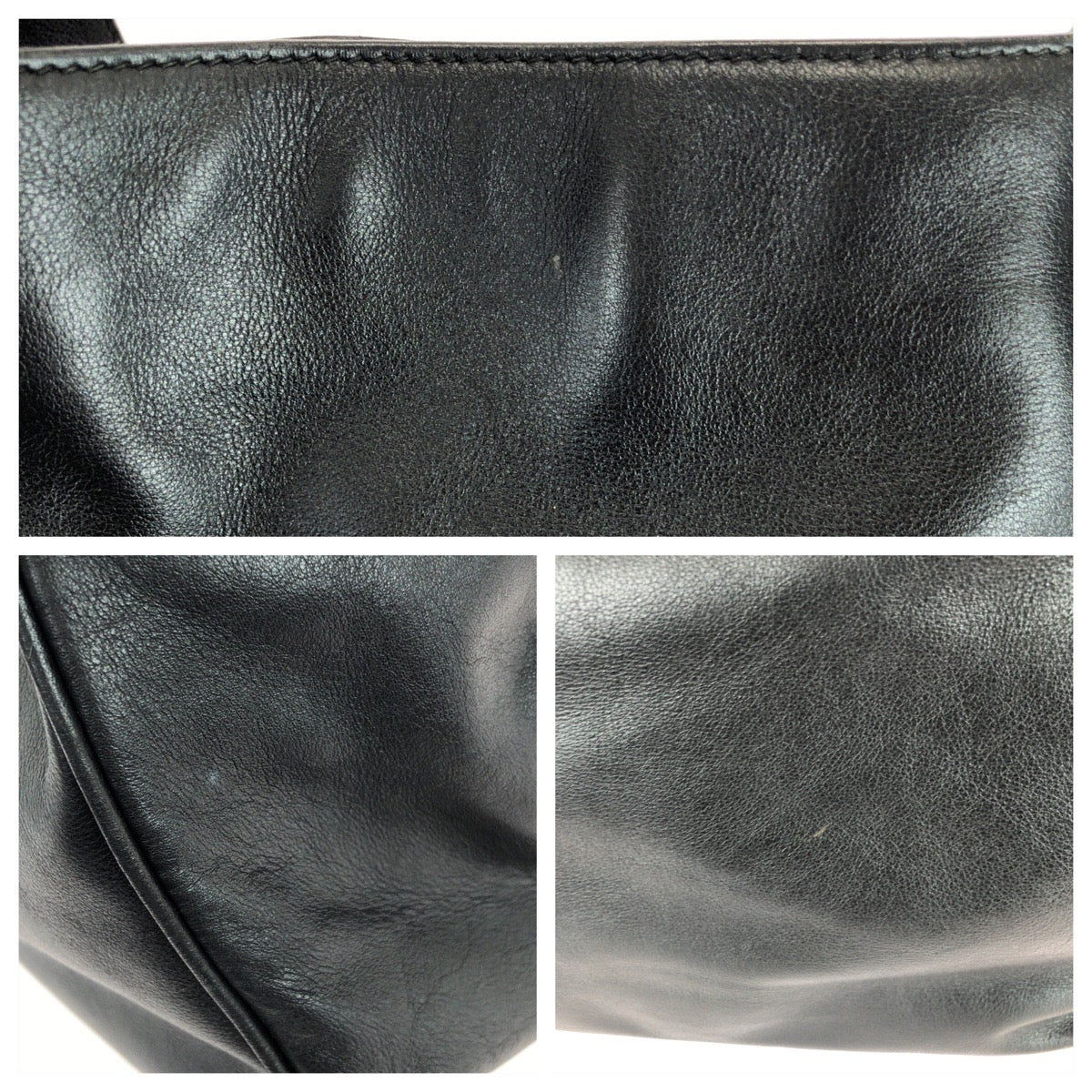 25448
Paloma Picasso パロマピカソ ヴィンテージ ブラック 黒 ゴールド金具 レザー ショルダーバッグ レディース ABP14