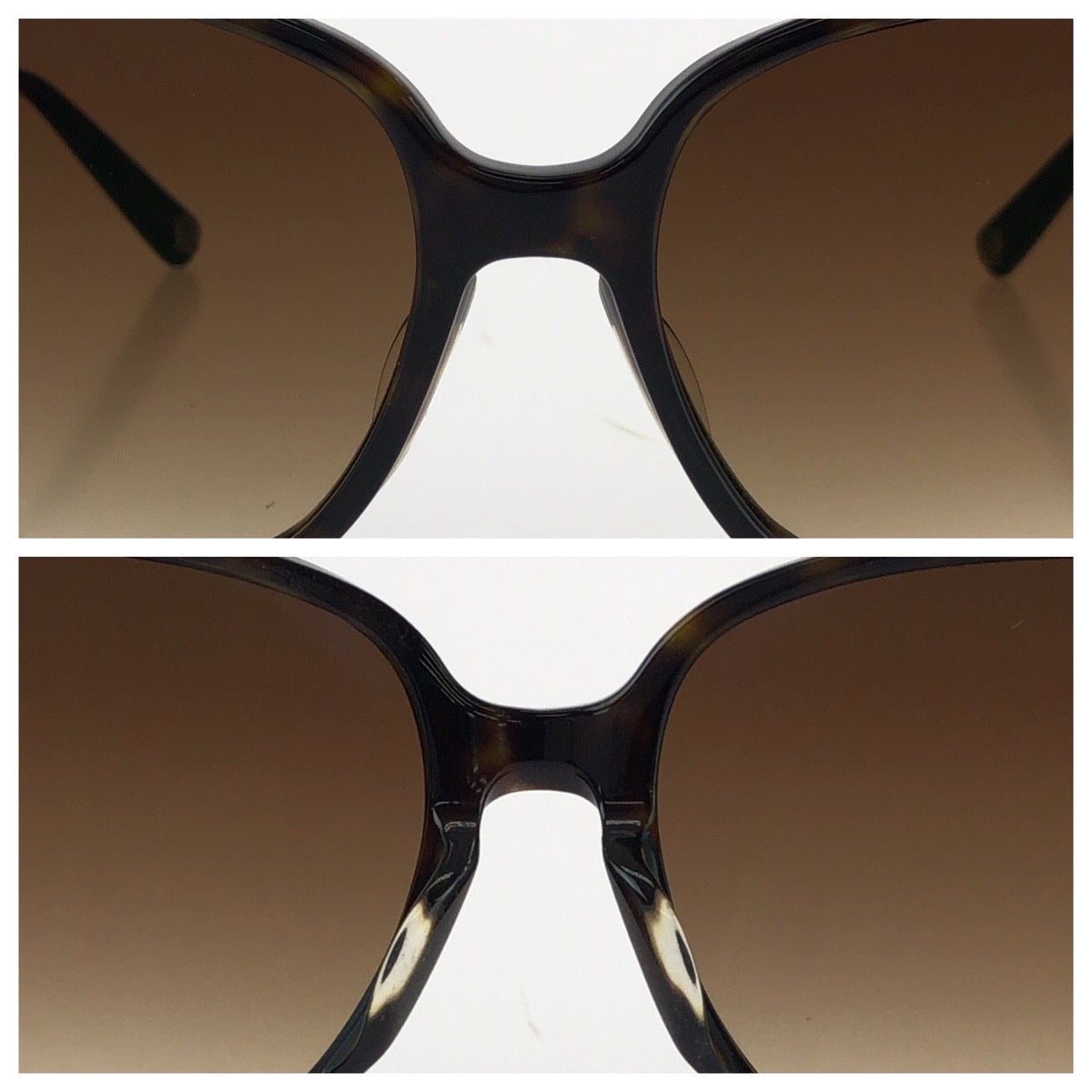 25452
LOEWE ロエベ ダークハバナ ブラウン ゴールド金具 プラスチック / メッキ SLW903G サングラス フレームのみ バタフライ レディース ABP14