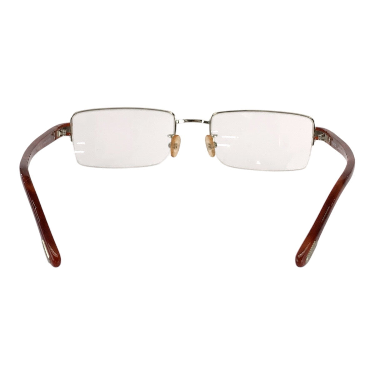 25454
TOM FORD トムフォード ブラウン シルバー金具 プラスチック / メタル FT5066 メガネ 伊達メガネ 男女兼用 レディース ABP14
