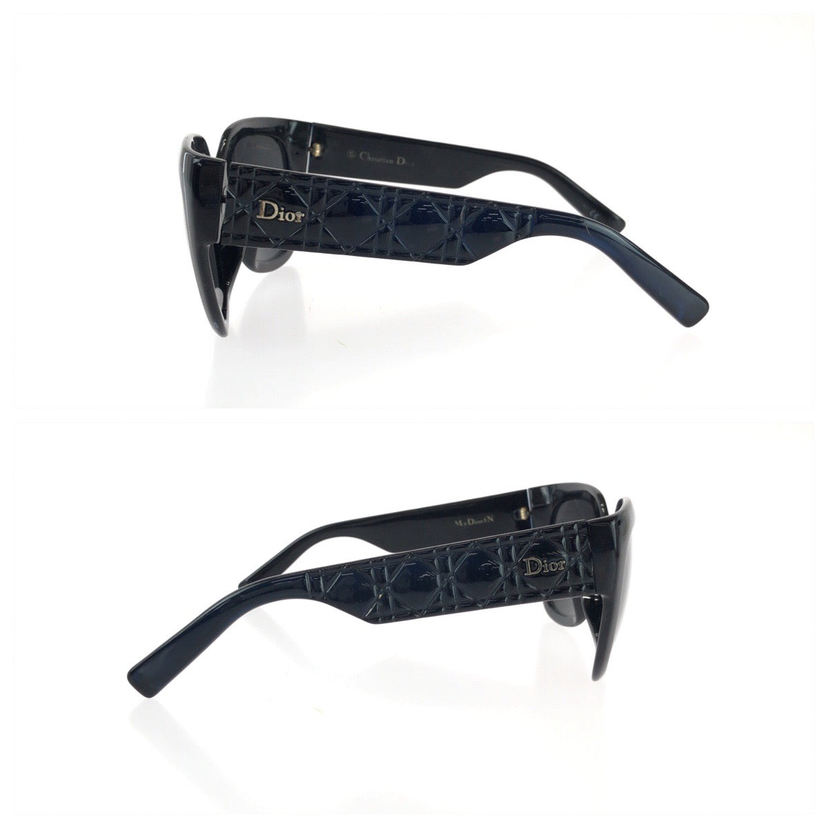 25455
Dior ディオール ロゴ ネイビー ゴールド金具 プラスチック / メタル MYDIOR3N サングラス 男女兼用 バタフライ レディース ABP21