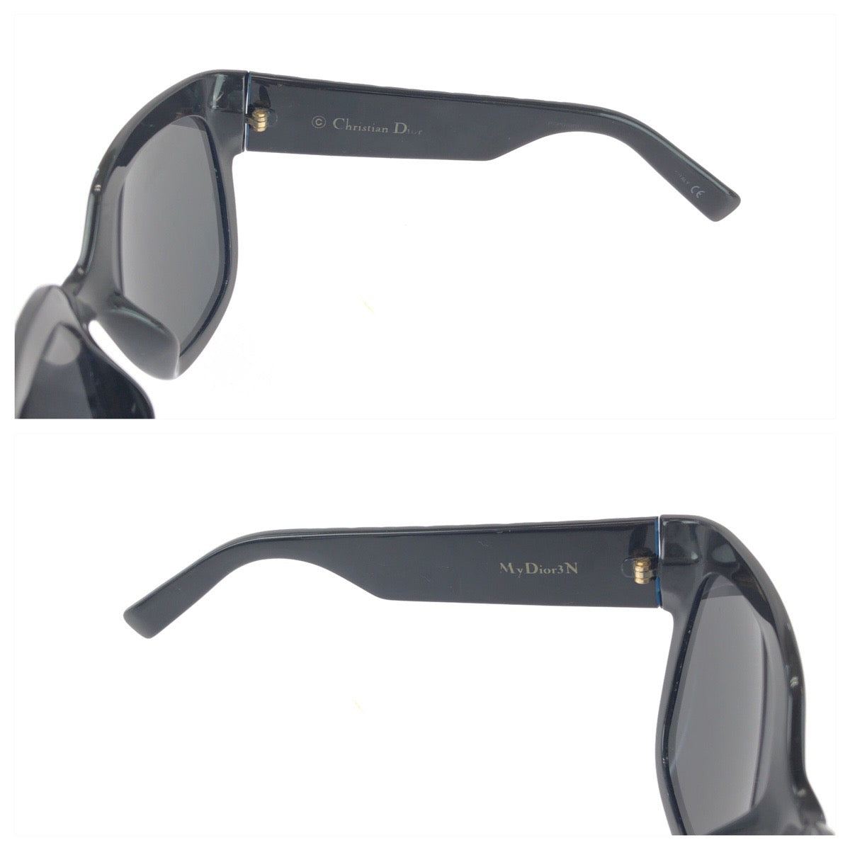 25455
Dior ディオール ロゴ ネイビー ゴールド金具 プラスチック / メタル MYDIOR3N サングラス 男女兼用 バタフライ レディース ABP21