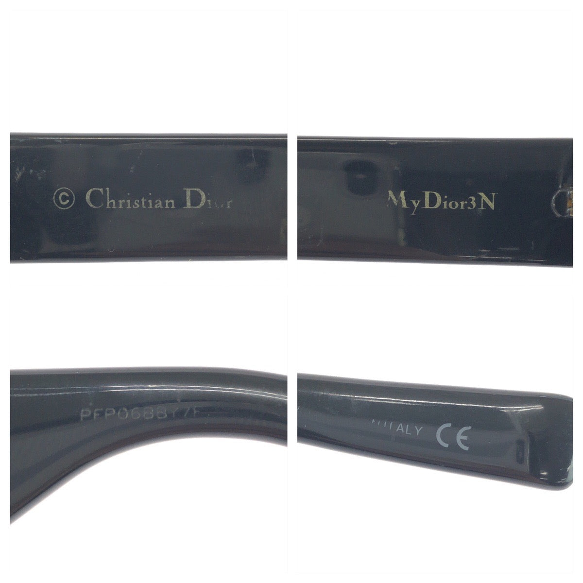 25455
Dior ディオール ロゴ ネイビー ゴールド金具 プラスチック / メタル MYDIOR3N サングラス 男女兼用 バタフライ レディース ABP21