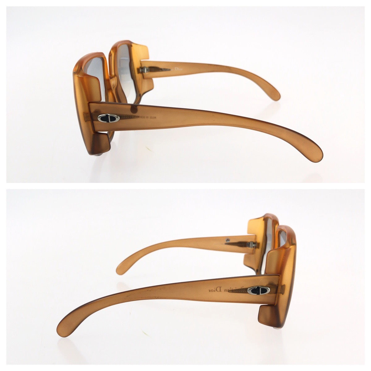 25456
Christian Dior クリスチャンディオール ヴィンテージ Optyl ブラウン シルバー金具 プラスチック 2004 サングラス 男女兼用 スクエア レディース ABP21