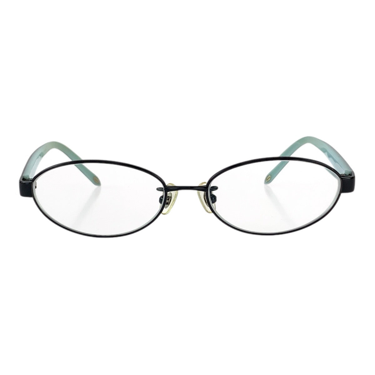 25457
TIFFANY&Co. ティファニー ブラック ライトブルー シルバー金具 プラスチック / チタン TF1121TD 7004 メガネ メガネフレームのみ レディース ABP14