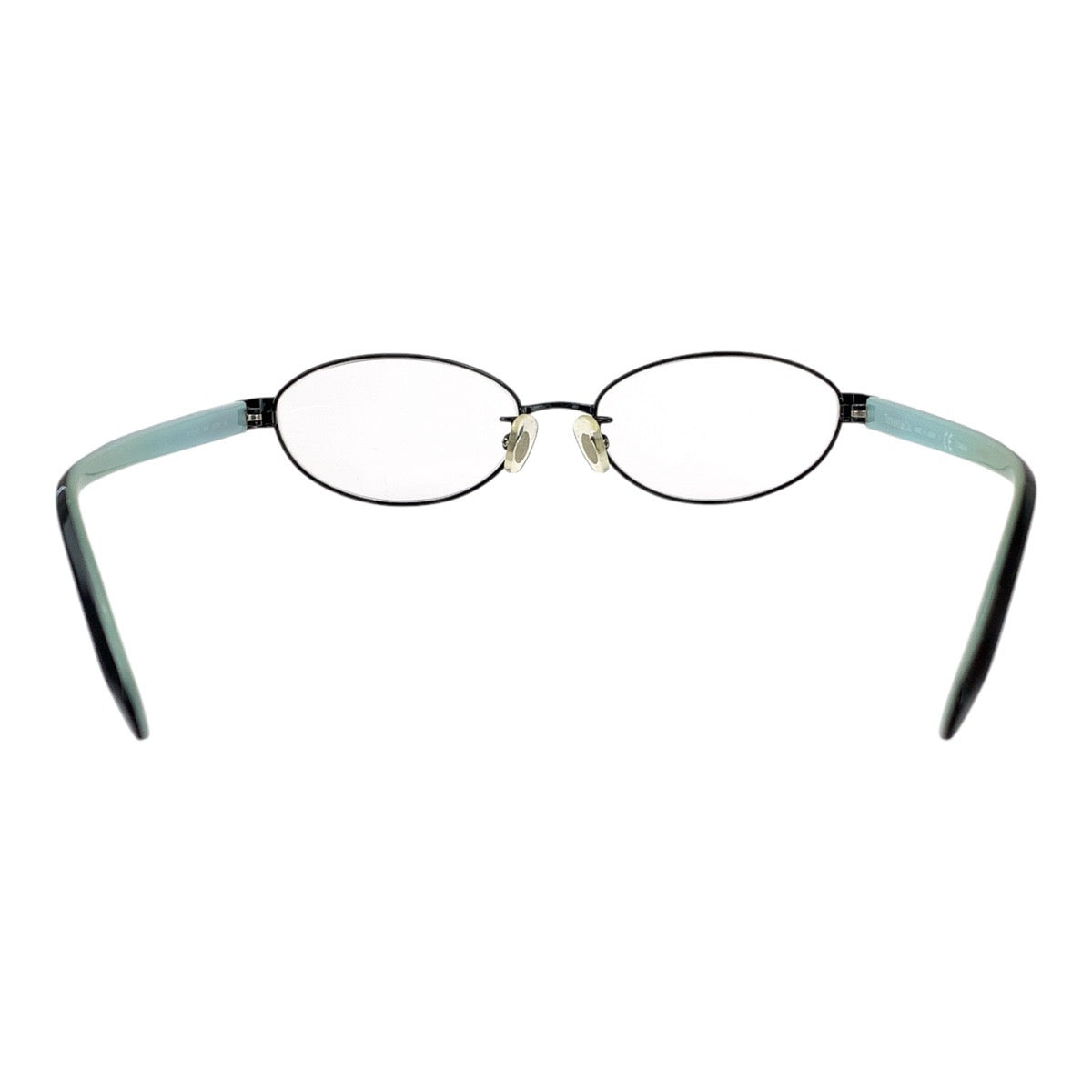 25457
TIFFANY&Co. ティファニー ブラック ライトブルー シルバー金具 プラスチック / チタン TF1121TD 7004 メガネ メガネフレームのみ レディース ABP14