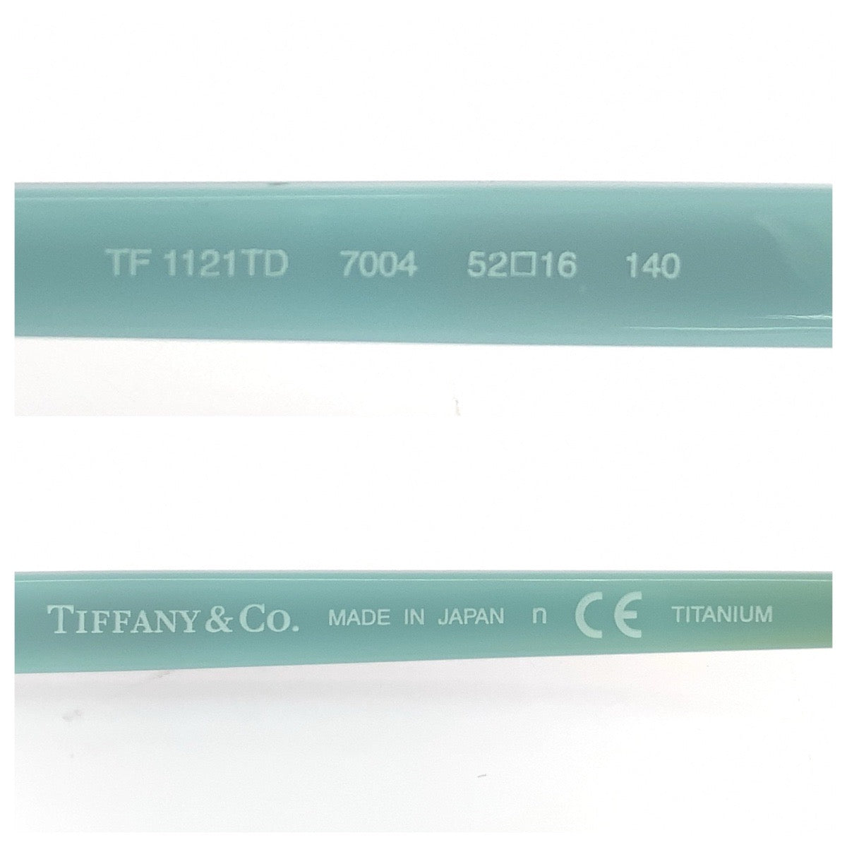 25457
TIFFANY&Co. ティファニー ブラック ライトブルー シルバー金具 プラスチック / チタン TF1121TD 7004 メガネ メガネフレームのみ レディース ABP14