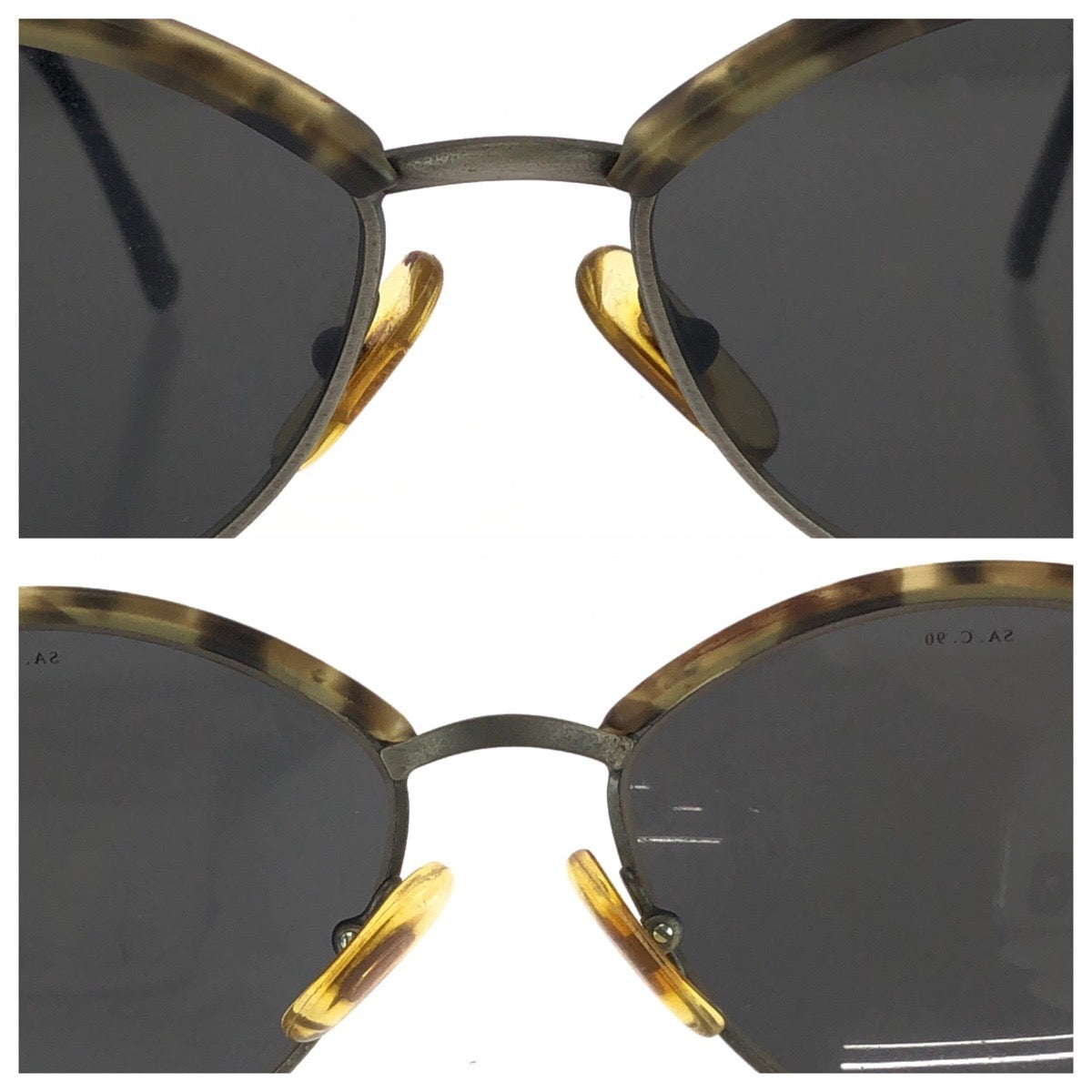 25458
GUCCI グッチ ヴィンテージ ハバナ カーキ アンティークゴールド プラスチック / メタル GG 2356/S サングラス 男女兼用 ラウンド レディース AB21