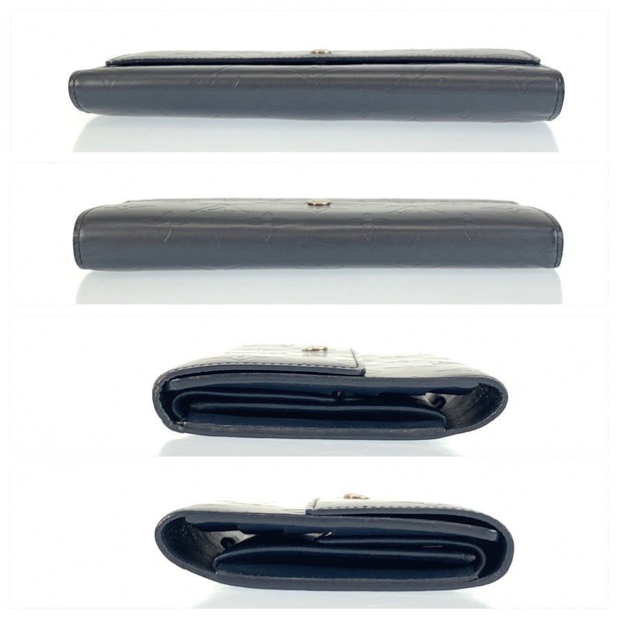 25474
LOUIS VUITTON ルイヴィトン モノグラムマット ポルトトレゾール インターナショナル ネイビー シルバー金具 レザー M65105 長財布 ロングウォレット メンズ ABP21