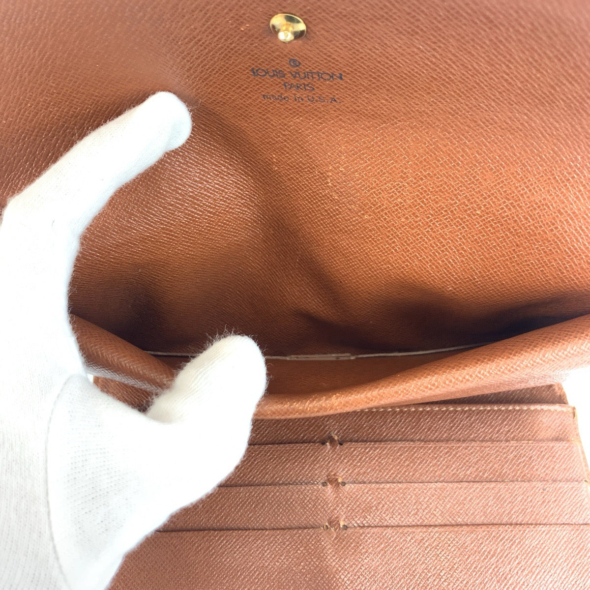 25475
LOUIS VUITTON ルイヴィトン モノグラム ポルトトレゾール インターナショナル ブラウン ゴールド金具 PVC M61215 長財布 ロングウォレット レディース AB14