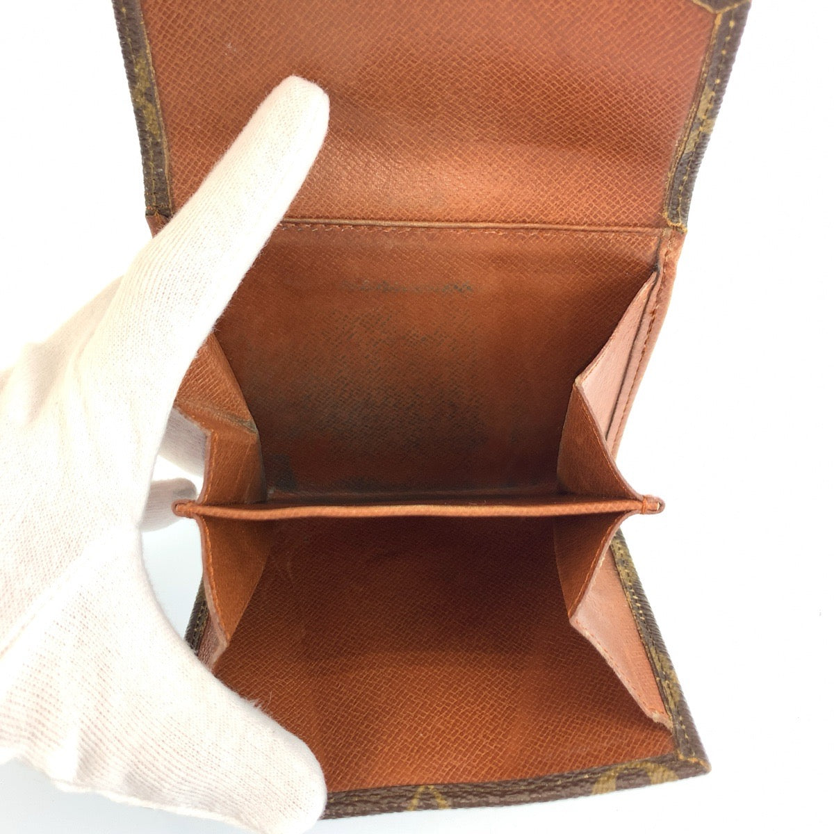 25477
LOUIS VUITTON ルイヴィトン ヴィンテージ モノグラム ポルトモネ ビエ カルトクレディ ブラウン PVC M61660 折り財布 コンパクトウォレット メンズ AB7