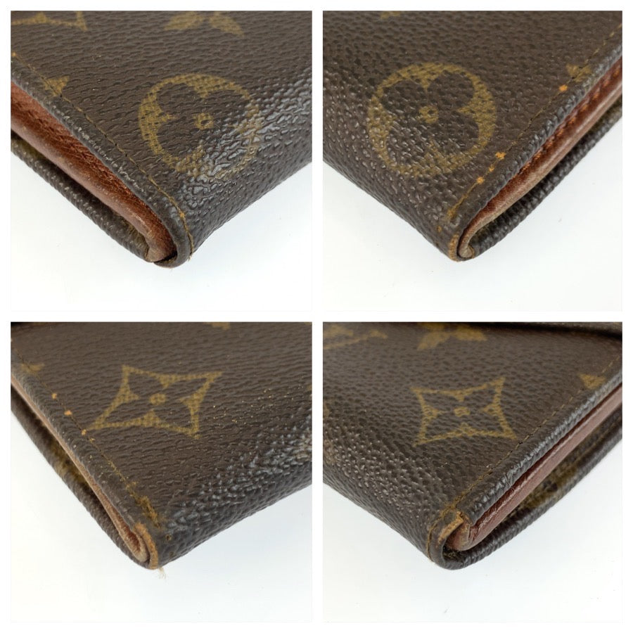 25477
LOUIS VUITTON ルイヴィトン ヴィンテージ モノグラム ポルトモネ ビエ カルトクレディ ブラウン PVC M61660 折り財布 コンパクトウォレット メンズ AB7