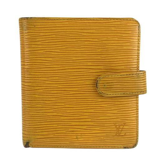 25479
LOUIS VUITTON ルイヴィトン エピ ポルト ビエ コンパクト イエロー レザー M63559 折り財布 コンパクトウォレット メンズ B4
