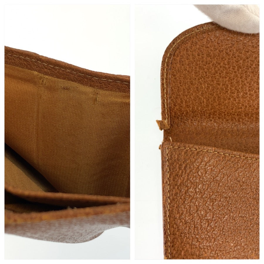 25483
GUCCI グッチ シルヴィ ブラウン ゴールド金具 レザー 035 181 1665 折り財布 コンパクトウォレット レディース B3