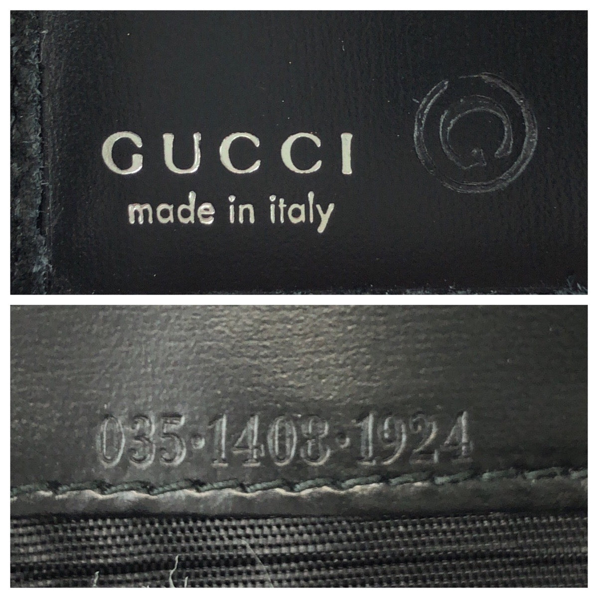 25484
GUCCI グッチ ヴィンテージ オールドグッチ インターロッキングG ブラック 黒 シルバー金具 スウェード 035 1408 1924 折り財布 コンパクトウォレット レディース ABP14