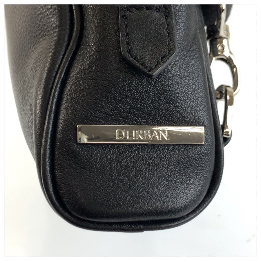 25493
Durban ダーバン ブラック 黒 シルバー金具 レザー ボディバッグ ショルダーバッグ メンズ ABP7