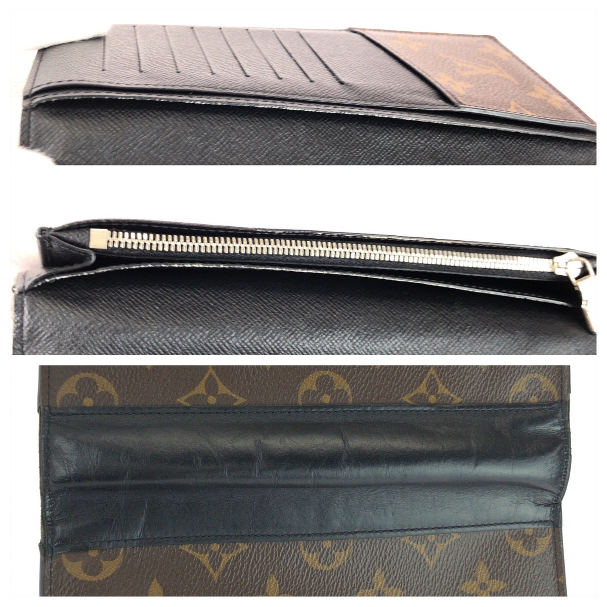 25501
LOUIS VUITTON ルイヴィトン モノグラム マカサー ポルトフォイユ ブラザ ブラウン シルバー金具 PVC M69410 長財布 ロングウォレット メンズ AB16