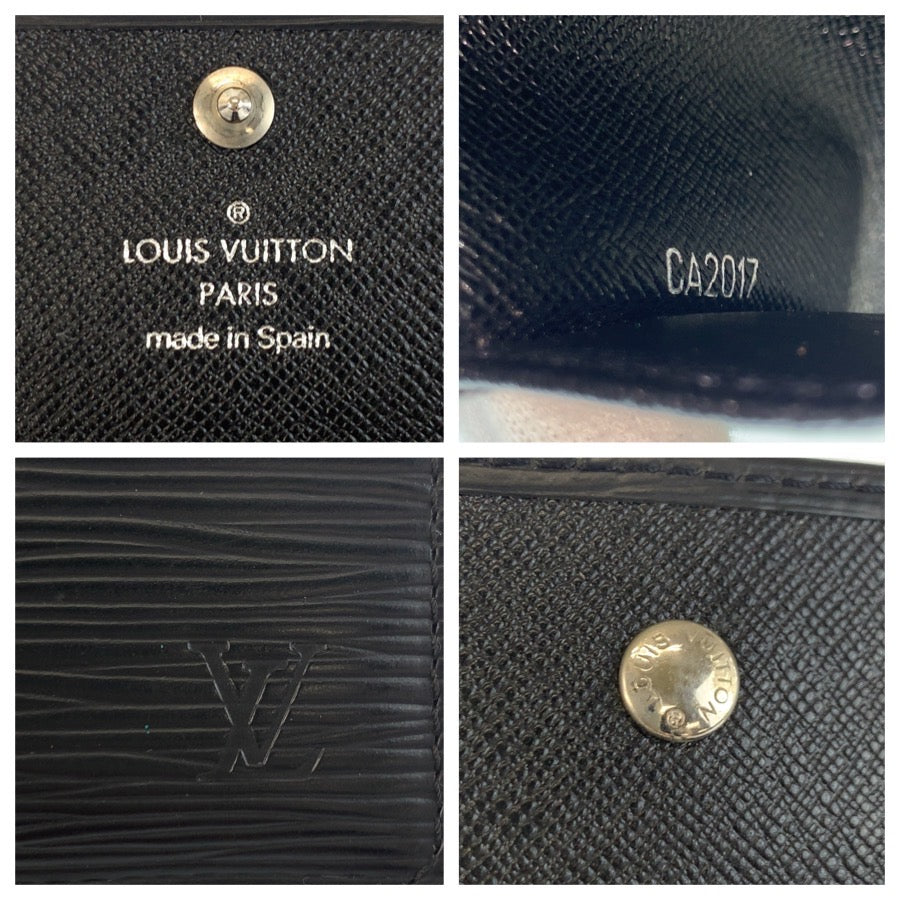 25502
LOUIS VUITTON ルイヴィトン エピ ミュルティクレ6 ブラック 黒 レザー M63812 キーケース 6連 メンズ ABP9