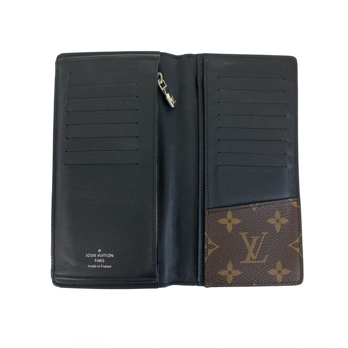25505
LOUIS VUITTON ルイヴィトン モノグラム マカサー ポルトフォイユ ブラザ ブラウン ブラック PVC M69410 長財布 ロングウォレット メンズ AB16
