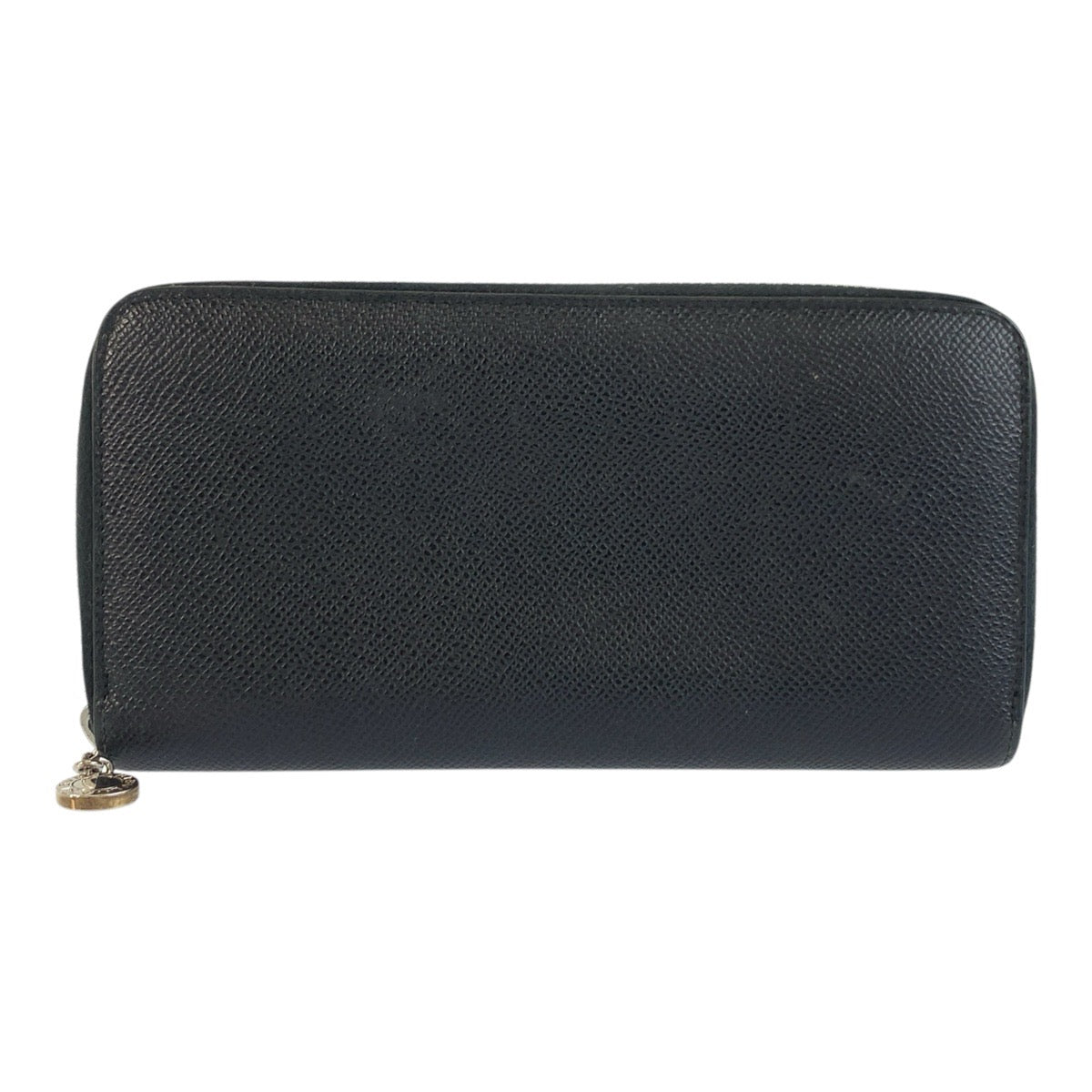 25506
BVLGARI ブルガリ ブラック 黒 シルバー金具 レザー 長財布 ロングウォレット メンズ AB16