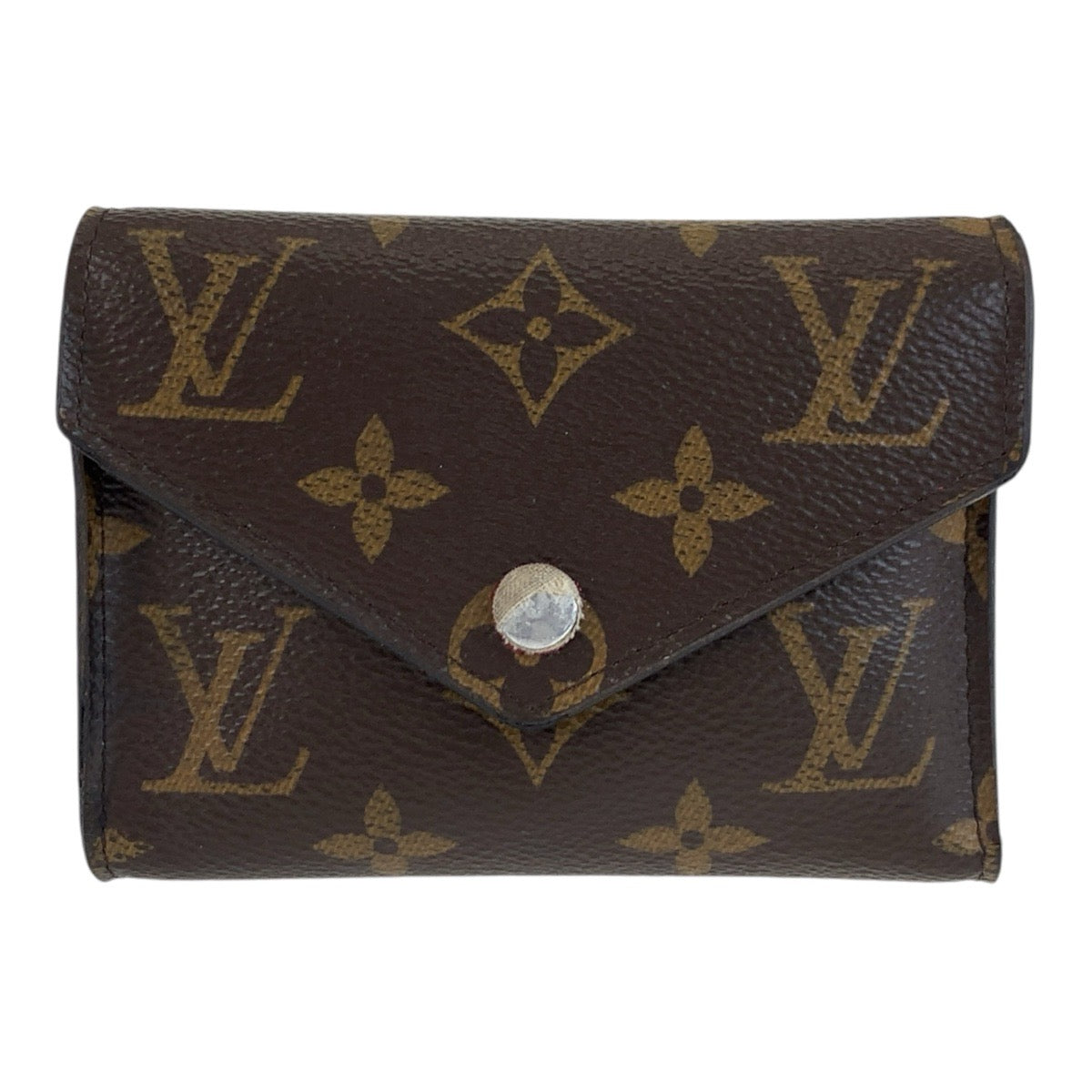 25507
LOUIS VUITTON ルイヴィトン モノグラム ポルトフォイユ ヴィクトリーヌ ブラウン PVC M41938 折り財布 コンパクトウォレット レディース AB16