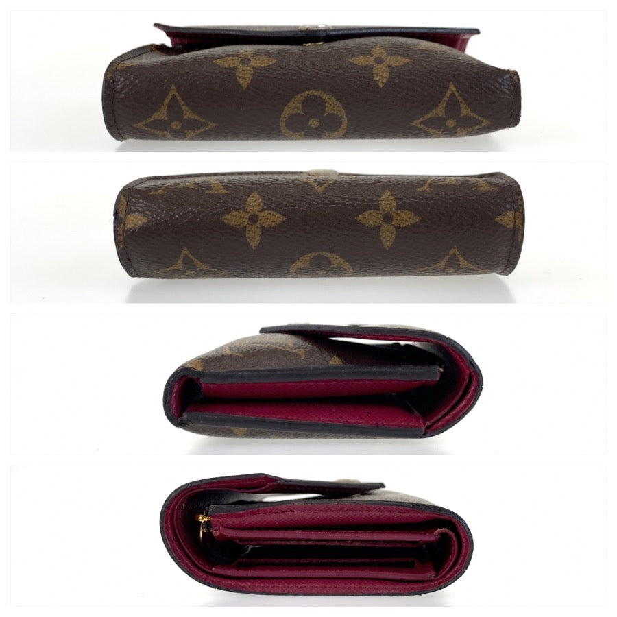 25507
LOUIS VUITTON ルイヴィトン モノグラム ポルトフォイユ ヴィクトリーヌ ブラウン PVC M41938 折り財布 コンパクトウォレット レディース AB16