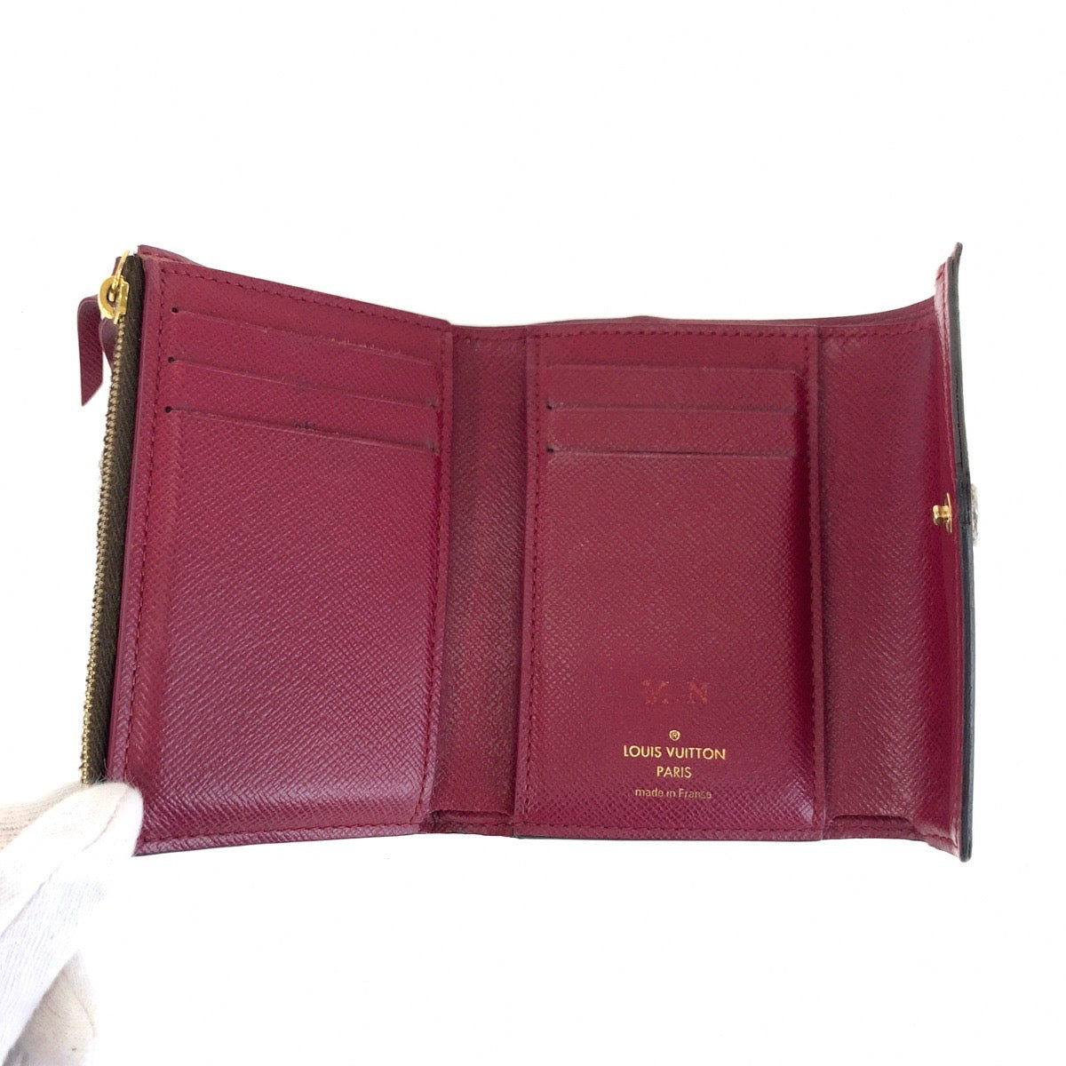 25507
LOUIS VUITTON ルイヴィトン モノグラム ポルトフォイユ ヴィクトリーヌ ブラウン PVC M41938 折り財布 コンパクトウォレット レディース AB16