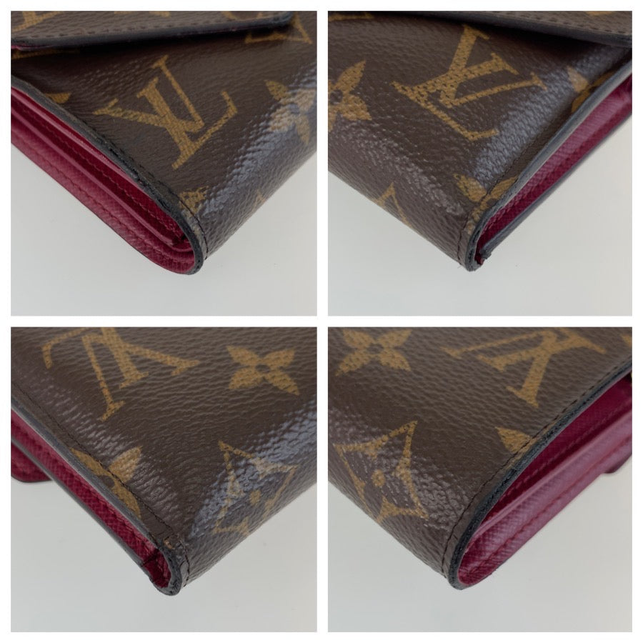 25507
LOUIS VUITTON ルイヴィトン モノグラム ポルトフォイユ ヴィクトリーヌ ブラウン PVC M41938 折り財布 コンパクトウォレット レディース AB16