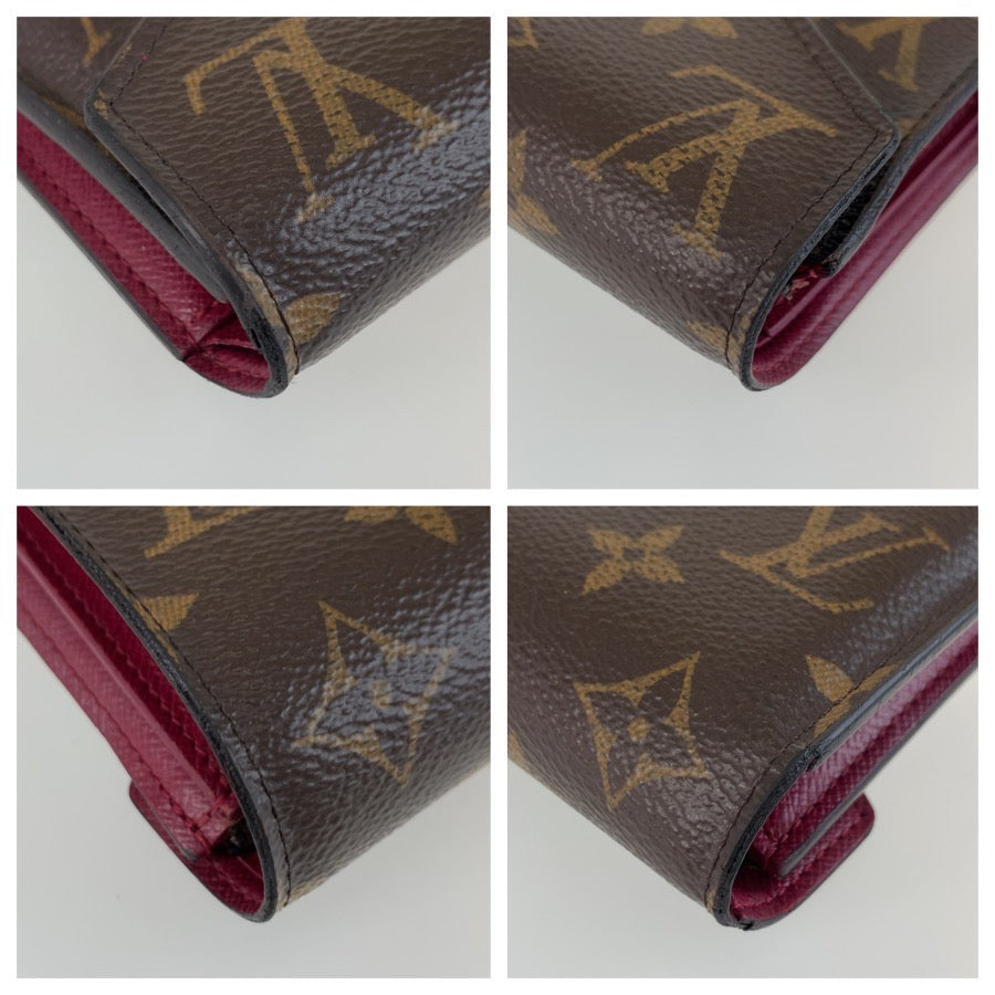 25507
LOUIS VUITTON ルイヴィトン モノグラム ポルトフォイユ ヴィクトリーヌ ブラウン PVC M41938 折り財布 コンパクトウォレット レディース AB16