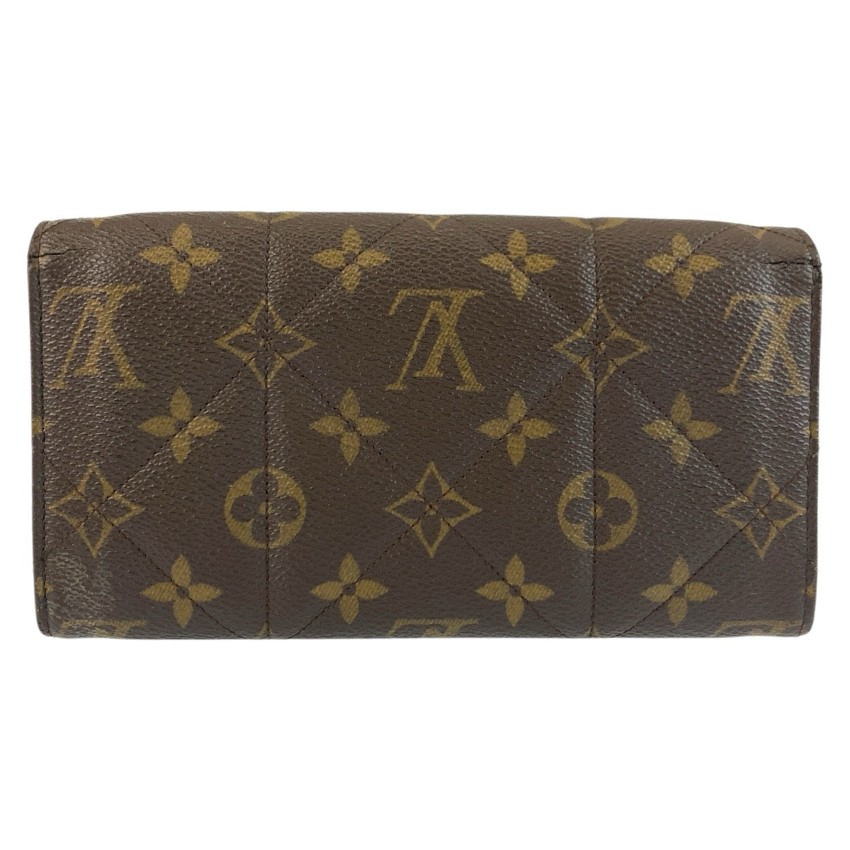 25508
LOUIS VUITTON ルイヴィトン モノグラムエトワール ポルトフォイユ サラ ブラウン ゴールド金具 PVC M66556 長財布 ロングウォレット レディース AB21