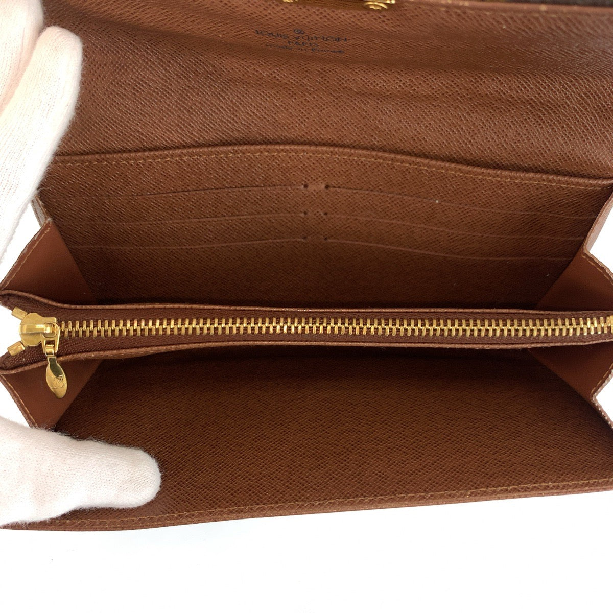 25508
LOUIS VUITTON ルイヴィトン モノグラムエトワール ポルトフォイユ サラ ブラウン ゴールド金具 PVC M66556 長財布 ロングウォレット レディース AB21